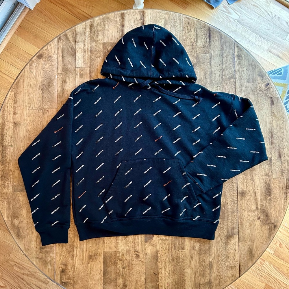 Champion Black Hoodie